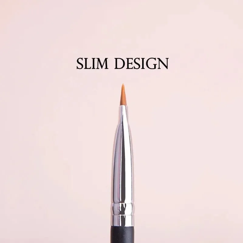 212 flacher Augenbrauenpinsel, ultradünner Augenbrauen-Make-up-Pinsel, flacher Eyeliner-Pinsel, dünner Eyeliner-Brauenkontur-Schönheitspinsel — image 6