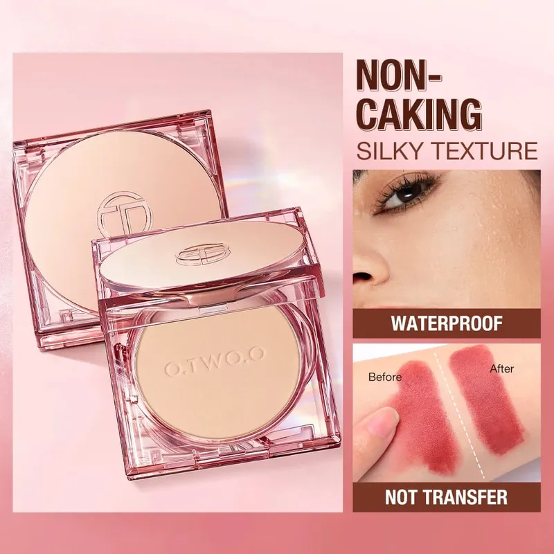 O.TWO.O 8 τμχ Πλήρες κιτ Μακιγιάζ Περιλαμβάνει Eyeliner Lipstick Blusher Face Setting Powder Mascara Eyelash Curler Sunscreen Cosmetic