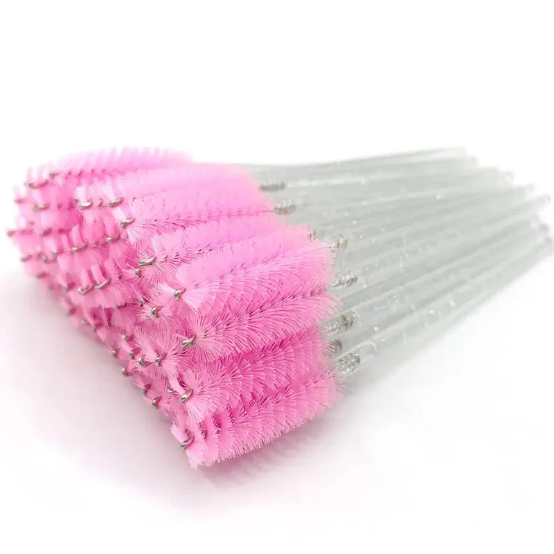 Einweg-Wimpernbürsten mit Kristalldiamantgriff, Wimpernbürste, Augenbrauen-Mascara-Stäbe, Wimpernverlängerungszubehör, Make-up-Werkzeuge — image 5