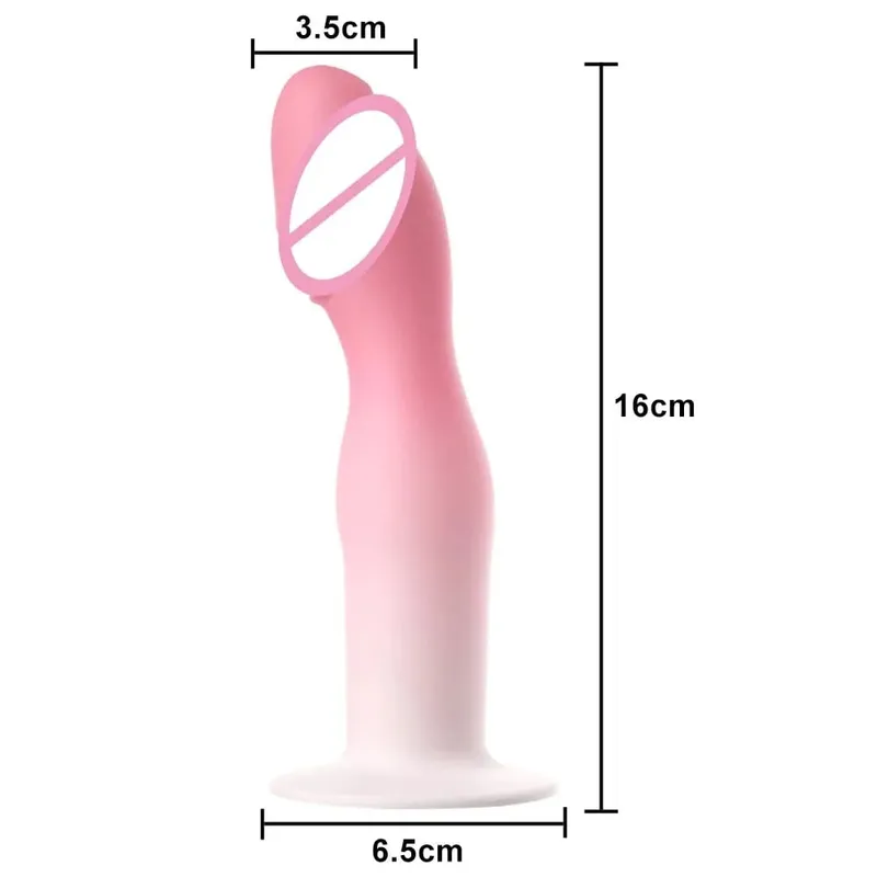 Simulering Dildo G-punkt Anal Stimulering Kvindelig Onani Sugekop Vandtæt prostata massagepind Voksen Sexprodukter — image 10