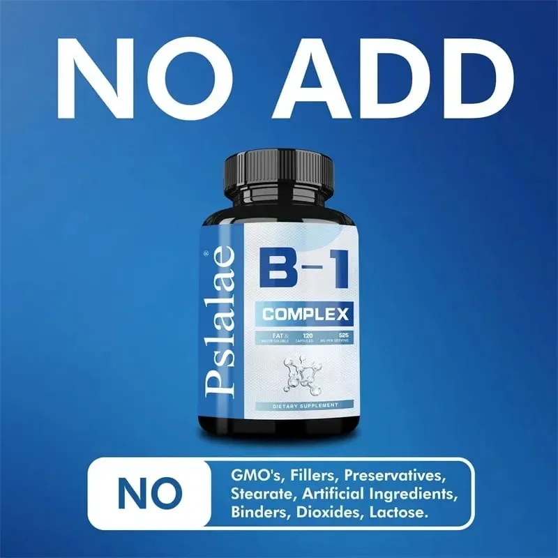 Complesso di vitamina B1: la formula per l'umore, la fatica, la digestione, lo stress aumenta l'energia e il metabolismo — image 6