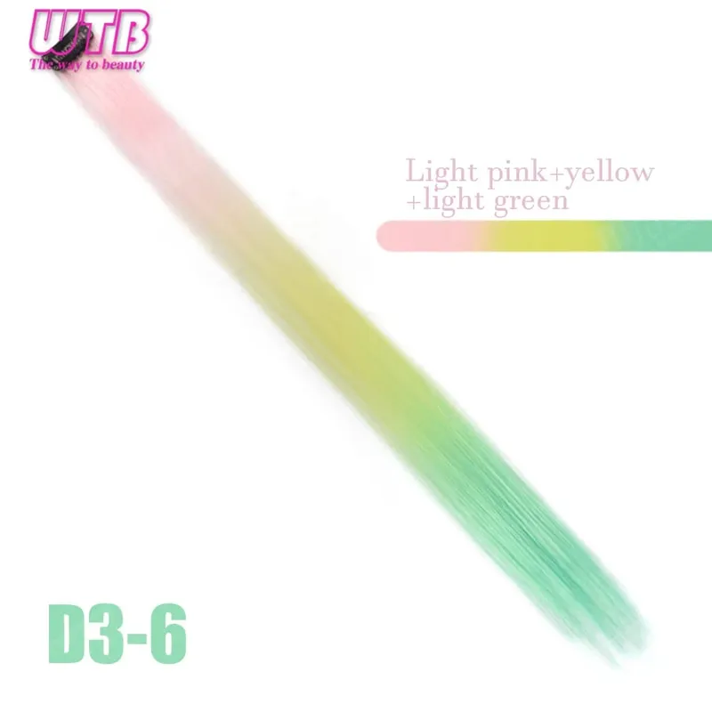 WTB ต่อผมสังเคราะห์สี BB คลิปต่อผมไล่ระดับสีสไตล์ไล่ระดับสีเหมาะสำหรับการสวมใส่ในชีวิตประจำวันของผู้หญิงและวันหยุด — image 12