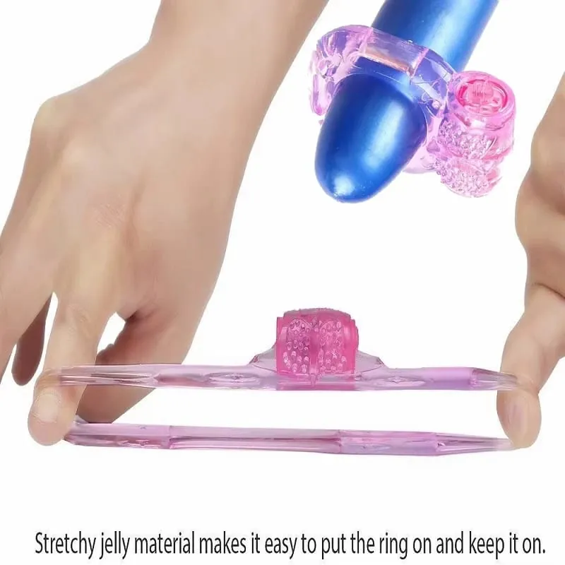 แหวน Cock Vibrator Vibrating Clitoral Stimulator Strong Penis Erect แหวน Erection เพิ่ม Sex ความสามารถผลิตภัณฑ์เพศของเล่นสำหรับผู้ชาย — image 4