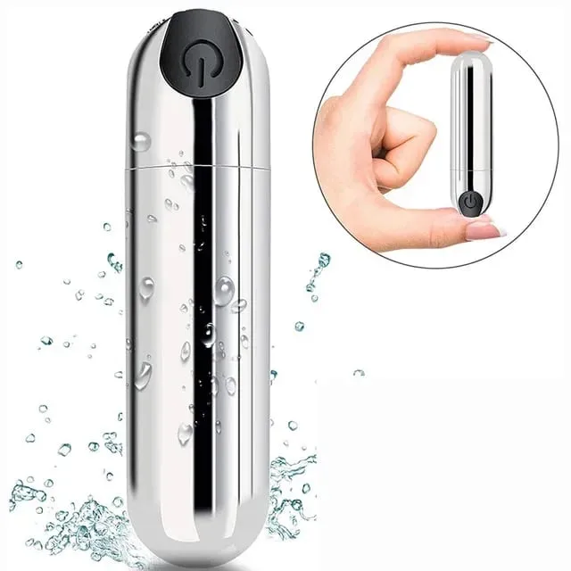 USB Charge Mini Výkonný Bullet Vibrator Ženy Klitorální stimulátor Vaginální G bod Masturbace Erotické vibrátory Sexuální hračky pro dospělé