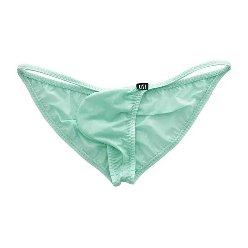 Ultra Low Waist Men's Briefs Thin Ice Translucent Sexy Underwear Comfortable Modern Fashion Buttock Highlighting Male Briefs — image 12