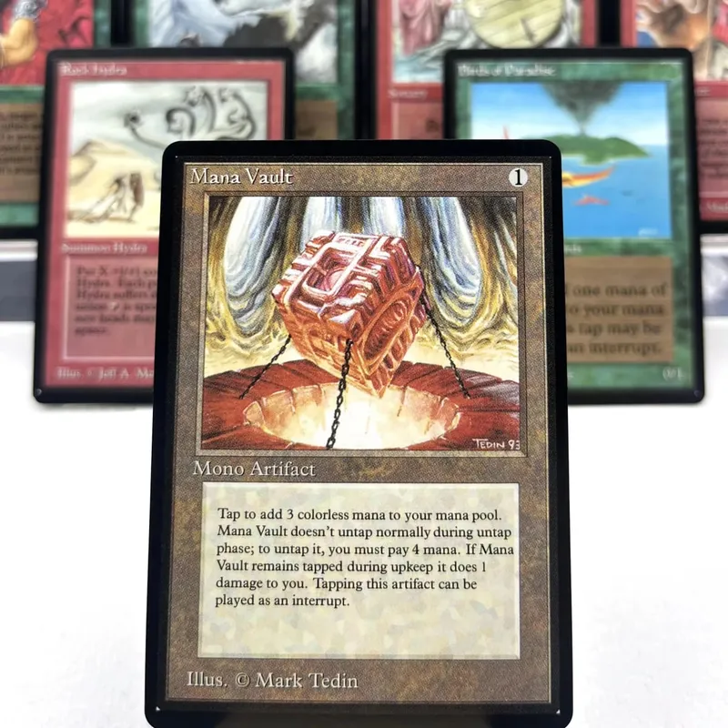 Carte TCG per il gioco casalingo Proxy Selezione naturale Lupi di legno la Perla Mox di Mana Vault — image 1