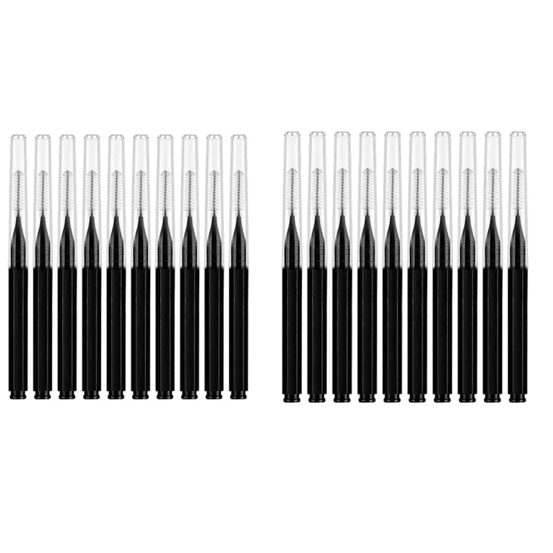 10/20 Pcs Spazzole per sopracciglia Mini Brow Lifting Brush Usa e getta Trucco Strumento per ciglia Dente Pennello interdentale Forniture per estensione ciglia