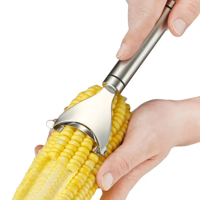 Corn Peeler For Corn On The Cob Stripper Tool Removes Corn Kernels From Cobs In Seconds Kitchen Gadget Stripping Tool — image 1