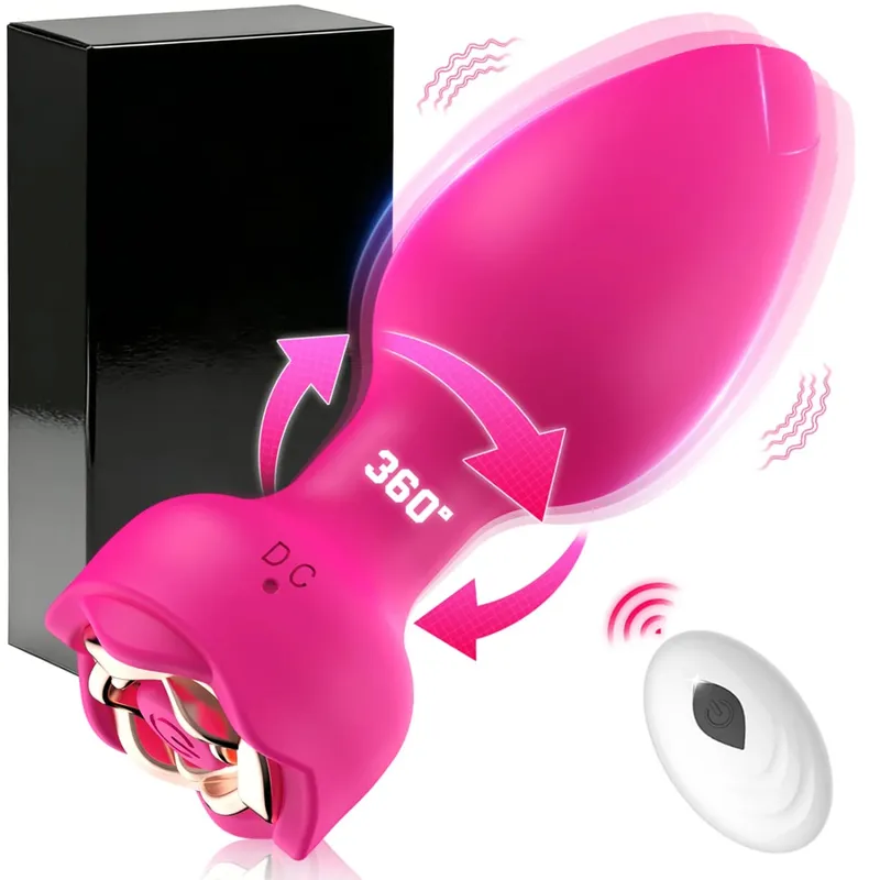 Drahtlose Steuerung 360° Rotation Wackelvibrator Butt Plug für Männer Prostatamassagegerät Homosexuell Analvibrator Analplug Erwachsene Sexspielzeug — image 10