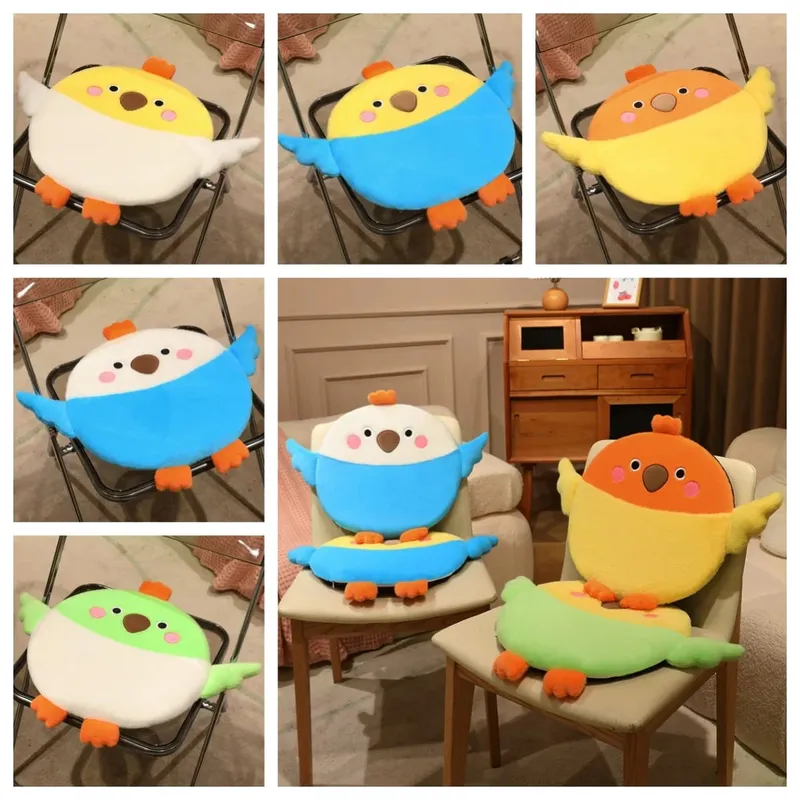 Bird Series Plush Cushion Squishy ตุ๊กตาเบาะนุ่มโซฟาเบาะรองนั่งของเล่นตกแต่งบ้านสร้างสรรค์วันเกิด Surprise ของขวัญ — image 7