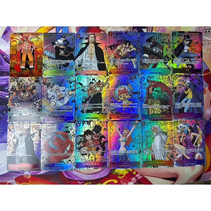 ONE PIECE Roronoa Zoro Monkey D. Luffy DIY Homemade Collection Card English Japanese Version Toys Christmas Birthday Gift — image 27