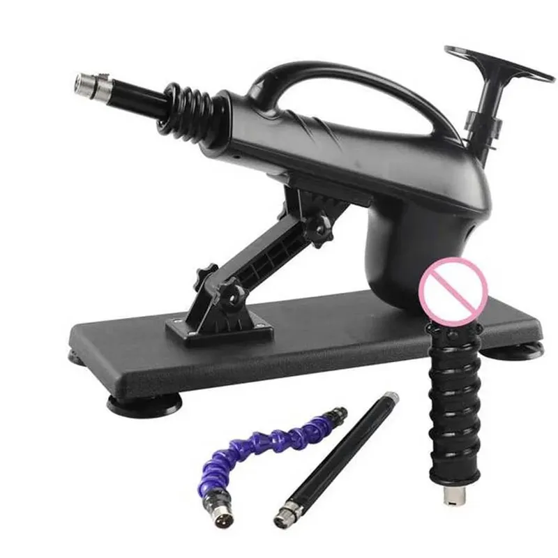 Machine de Masturbation automatique Portable pour femmes, avec gros gode, jouet sexuel pour hommes, pistolet de pompage pour Couples, A2SS-Portable — image 10