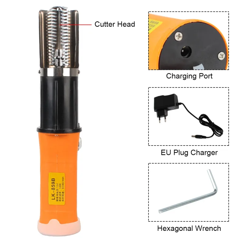 6000 tr/min prise ue outils de cuisine raboteuse à écailles de poisson outils de fruits de mer détartreur de poisson électrique détartreur de pêche grattoir — image 4