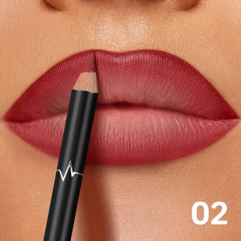 Pudaier 6-farbiger, wasserfester, mattierter Lipliner – langanhaltende Formel ohne Abfärben, mattes Finish, 6 vielseitige Farbtöne — image 3