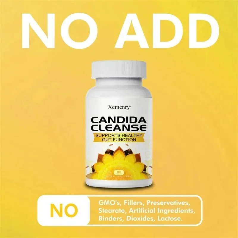 Candida Cleanse - ส่งเสริมการทำความสะอาดลำไส้และการล้างพิษ ปรับปรุงการย่อยอาหารและบรรเทาอาการท้องผูกและท้องอืด — image 6