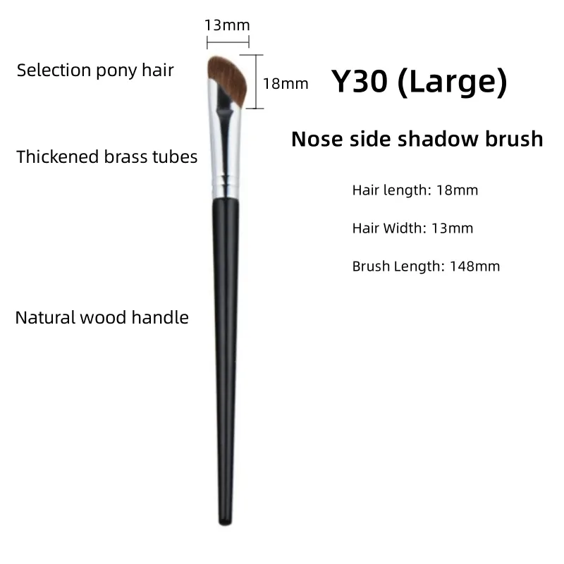 Highlighter-Make-up-Pinsel, Rouge, natürliches Haar, hochwertiger Lidschatten-Mixer, Kontur-Augenbrauen-Lidschatten-Make-up-Pinsel — image 25