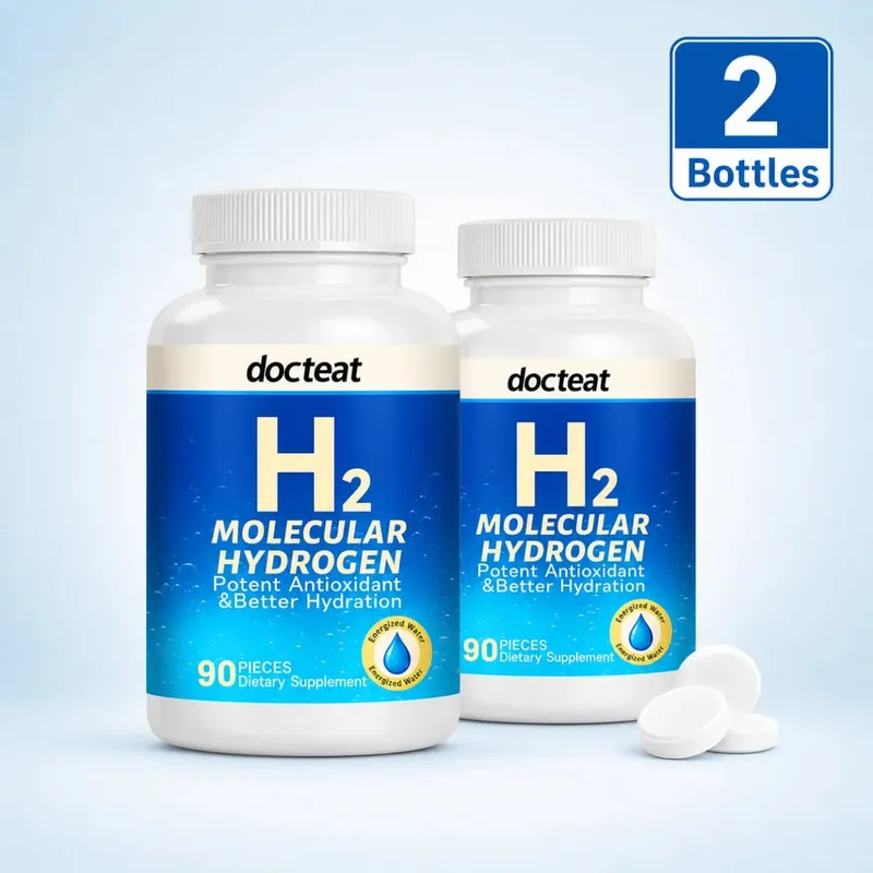 90 adet H2 Moleküler Hidrojen Su Tabletleri Magnezyum ile 160 mg Efervesan İçecek Takviyesi Seyahat Spor Salonu Ev Hidrasyon