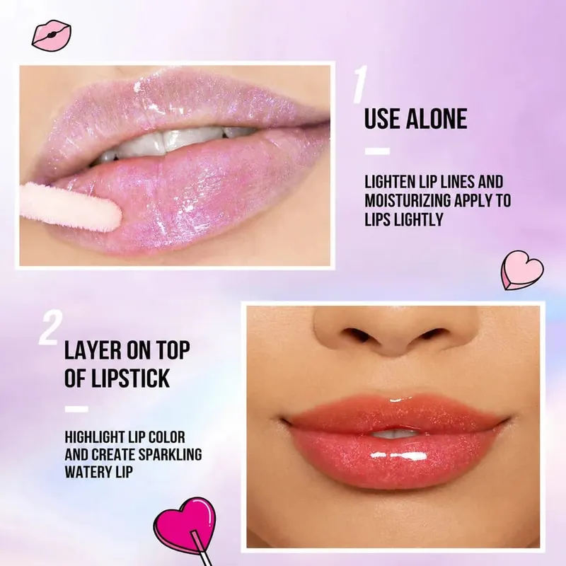 Kit Solekan Bibir Model Bertuah Pensel Pelapik Bibir&Set Penggilap Bibir Berkilau Pelembap Kilauan Bibir Kilauan Bibir Pakai Panjang Pen Garis Bibir — image 7
