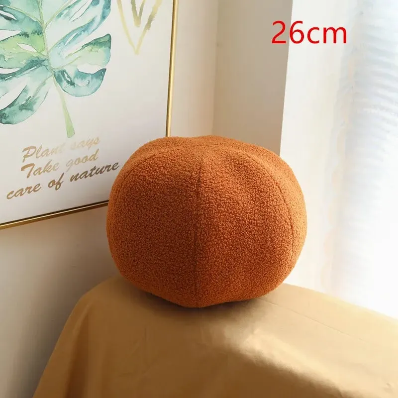 New Nordic Ball Solid Color Cushion Stuffed Flower Plush Pillow for Sofa Waist Office Cushion Kid Toy Gifts Home Decoration — image 9