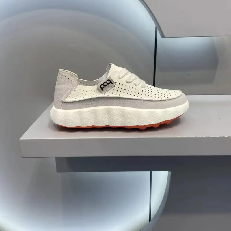 Lelaki Musim Panas Baru Sneakers Platform Chunky Kasut Lari Bernafas Kasut Kasual Tidak Gelincir Lelaki Luaran Kasut Berjalan Joging — image 5