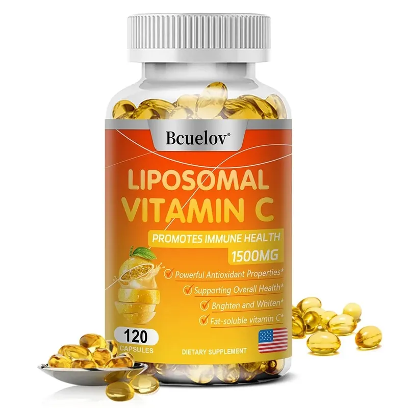 Liposomal Vitamin C Capsules Powerful Antioxidant Promotes Collagen Production Supports Skin Health 1500mg — image 8