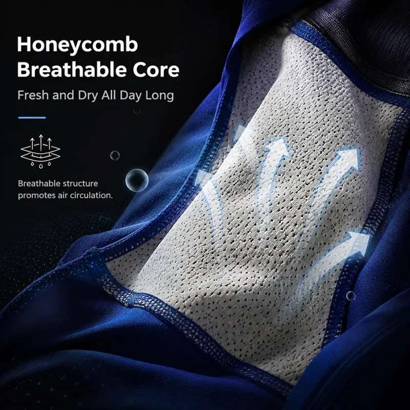 1/3PCS ผ้าฝ้าย 95% นุ่มสบายชุดชั้นในสำหรับ Man ยืดผู้ชายชุดชั้นใน Breathable Antibiotic 3D ตาข่ายกระเป๋ากางเกง — image 5