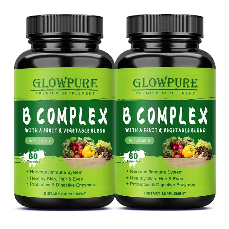 Vitamines du complexe B pour le système nerveux et l'énergie – Soutient l'immunité, la santé cardiaque, les cheveux, la peau et les ongles. — image 9