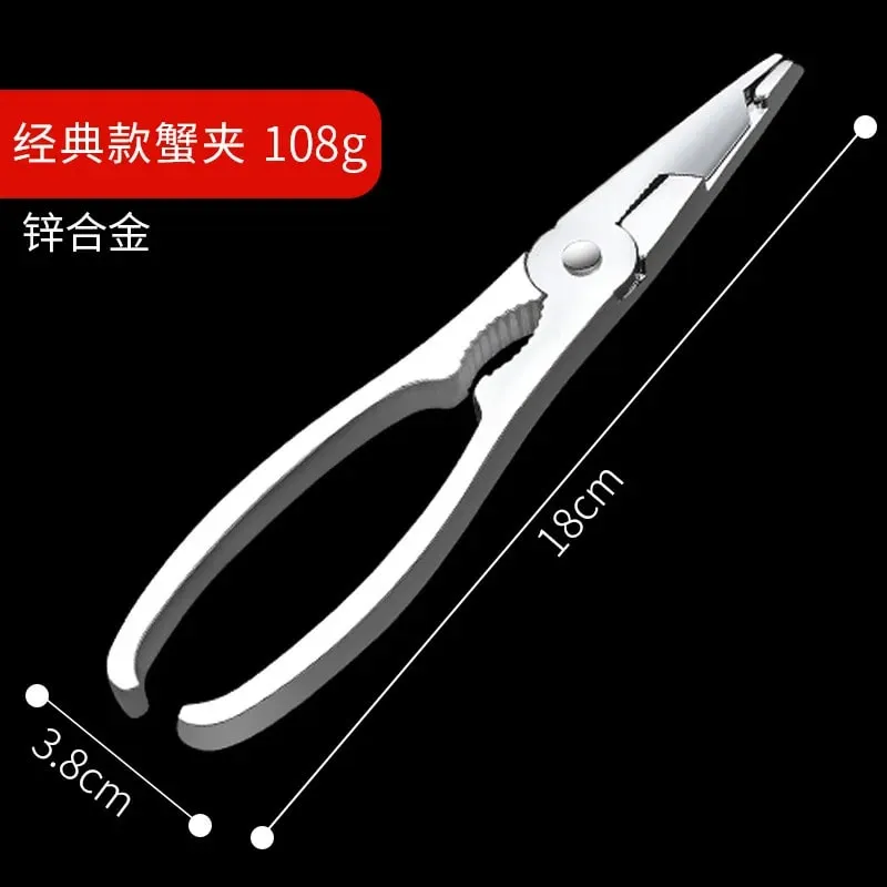 Seafood Tools Multi functional Zinc Alloy Claws Crab Needles Crab Scissors Kitchen Seafood Tools — image 11