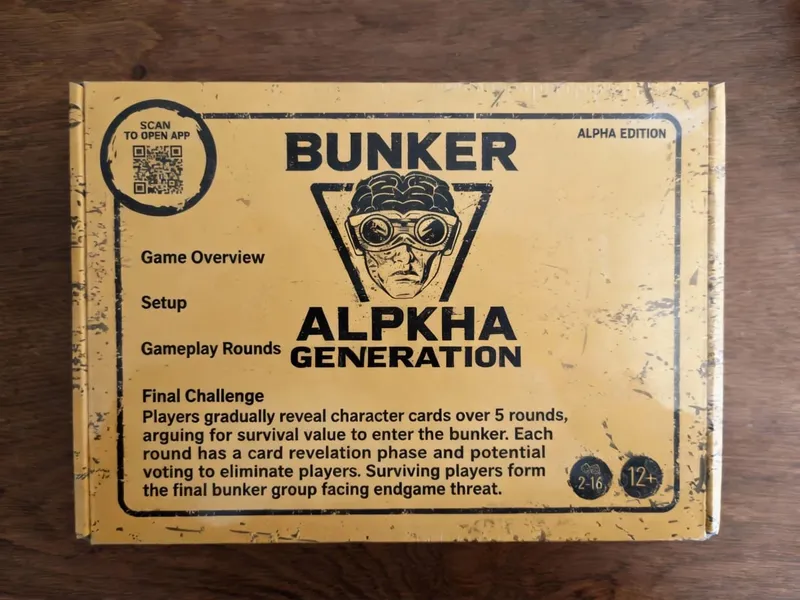 BUNKER: GENERASI ALPHA (Versi Rusia) - Permainan Potongan Sosial Apokaliptik untuk Pengalaman Atas Meja Survival Strategik Dewasa — image 2