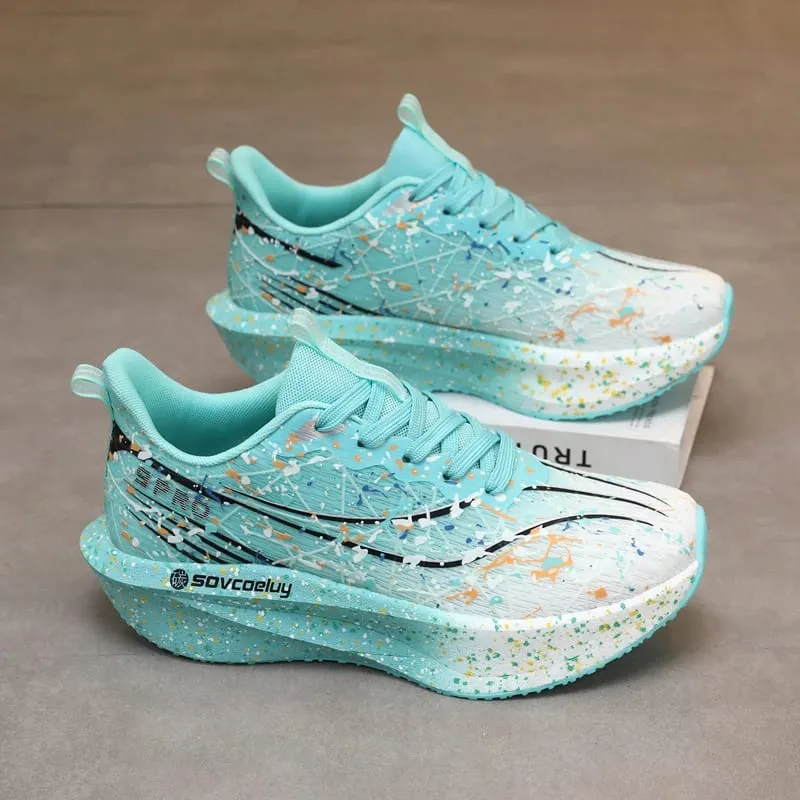 Scarpe da corsa da uomo per maratona Scarpe casual comode e leggere traspiranti da uomo Sport da corsa con comfort basso e resistente all'usura — image 4
