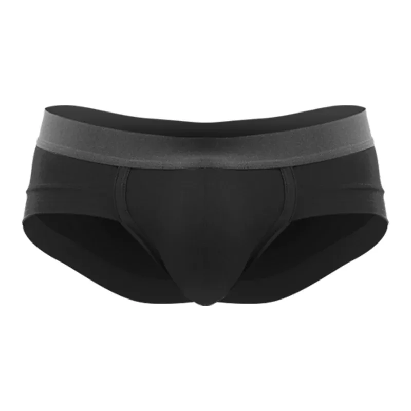 Sous-vêtements pour hommes, slips pour hommes, pochette en forme de U, slip taille basse blanc respirant en modal pour jeunes d'été