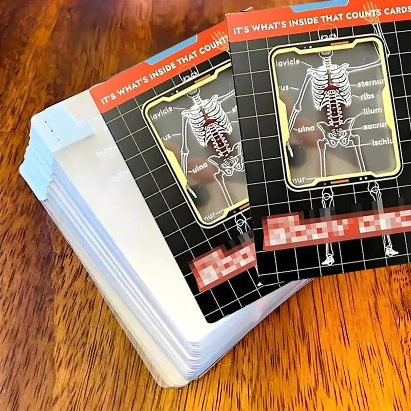 Body Deck 52 fogli di carte da gioco Interessanti carte da gioco di anatomia umana Esame fisico Carta medica Insegnanti Studenti — image 3