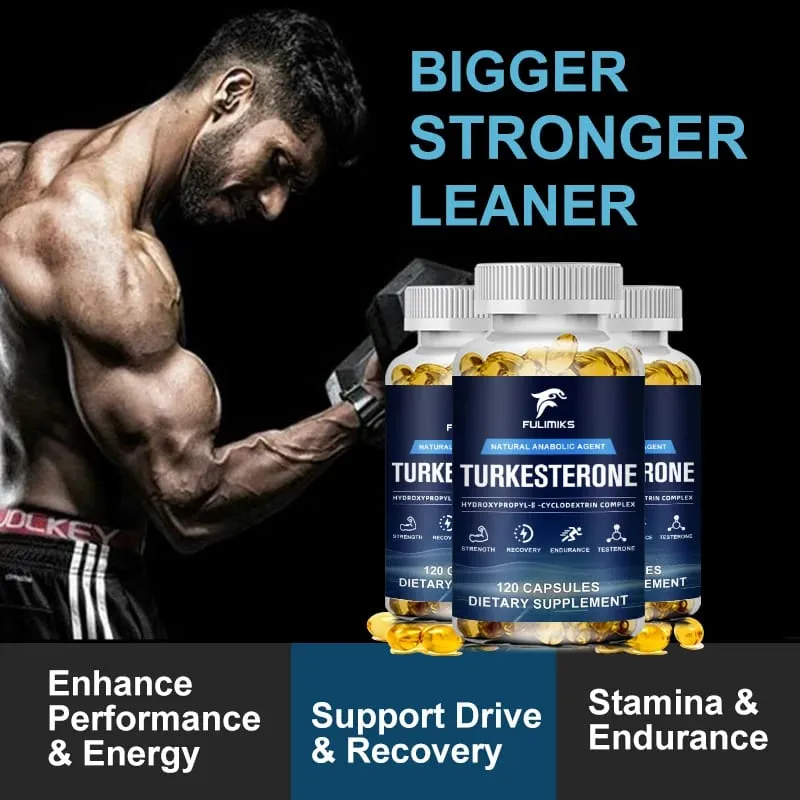 Turkesterone - 에너지 부스트 지구력 향상 에너지 및 근육 건강 지원 - 건강 보조 식품 - 120 캡슐 — image 5