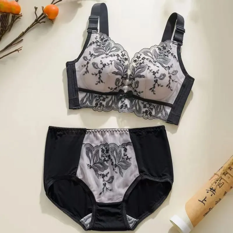 Sexy Spitzen-BH Push-Up Soft-BH Kleine Brust Sammeln Anti-Sagging Spitze Frauen Unterwäsche Verstellbare Dessous — image 6