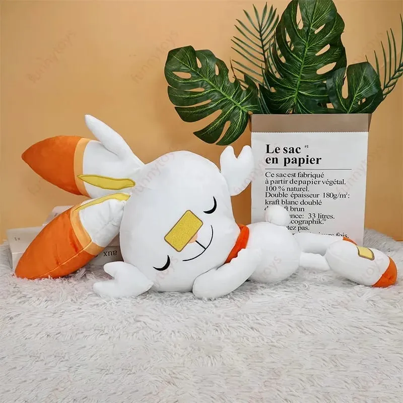 Oreiller en peluche Pokémon pour position de sommeil, Leafeon, particulier Sylveon Furret Cubone Scorbunny Bulbasaur, coussin en peluche doux — image 7