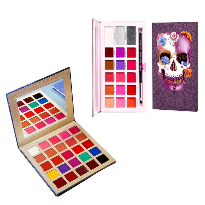 1PCS Multicolor Fard, Ombretto, Bronzer e Rossetto Palette Mutil-Use Makeup Palette per Halloween Festival Party Make Up — image 3