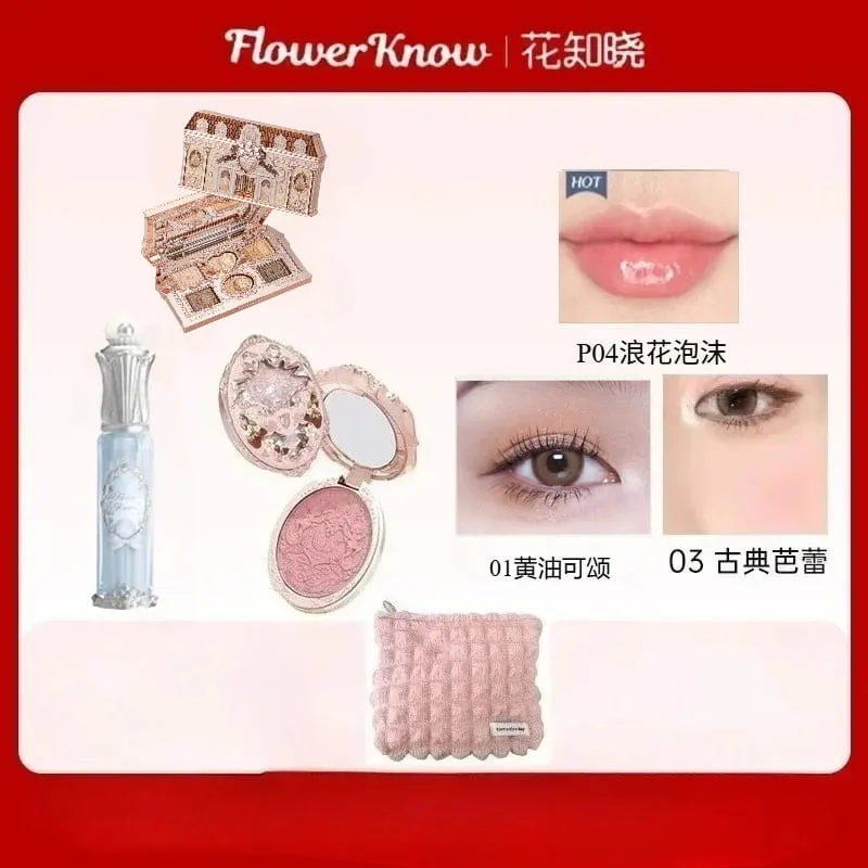 Flower Knows Set trucco Confezione regalo Farfalla Nuvola Spalla Cosmetici Rossetto Fard labbra Ombretto Borsa per trucco — image 21