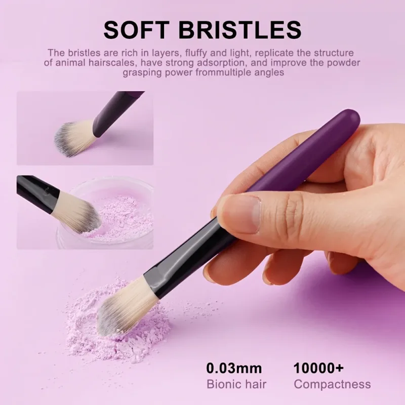Conjunto de pincéis de maquiagem para os olhos, 20 peças, portátil, macio, ferramentas de beleza, base, sombra, delineador, multifuncional, iniciante — image 2