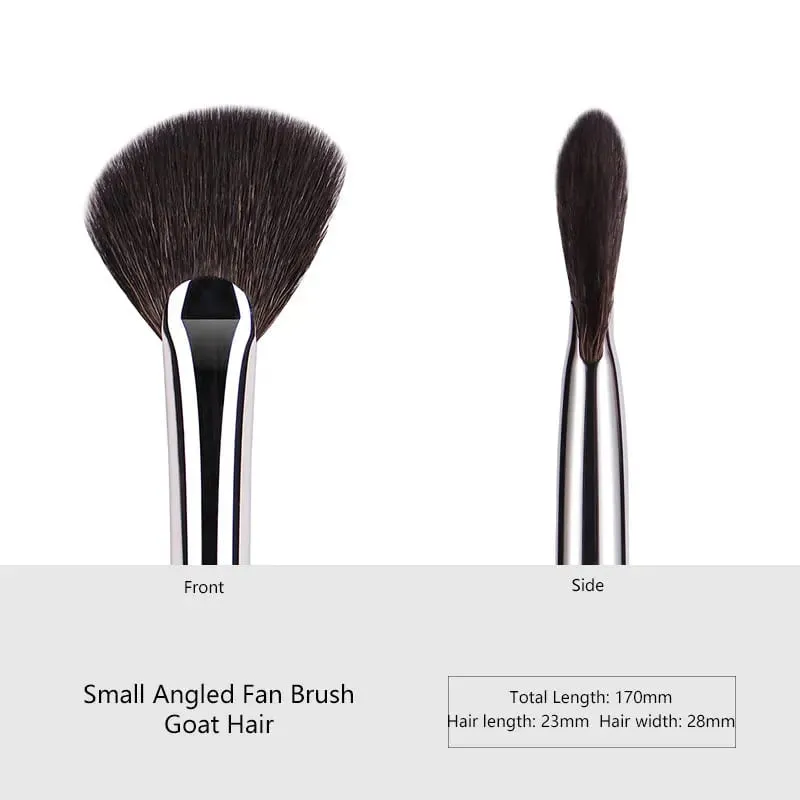 1 pezzo di fascia alta per peli di animali, dettaglio, ombretto, pennelli per trucco, evidenzia i pennelli per trucco, ombretto, per nascondere la bellezza della matita con manico in ebano — image 25