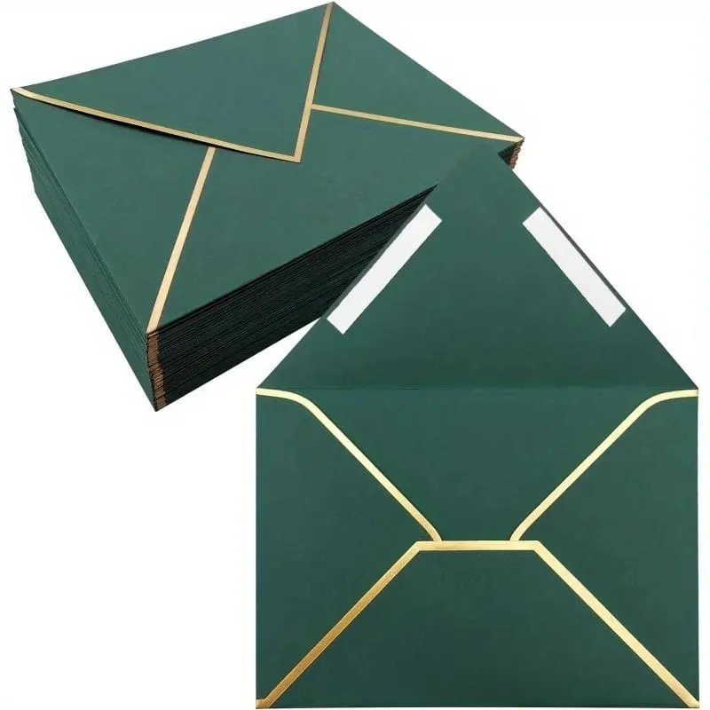 100 pezzi buste stile occidentale buste d'invito per biglietti d'auguri di compleanno cartoline carta da lettera invito a una festa forniture di cancelleria — image 8