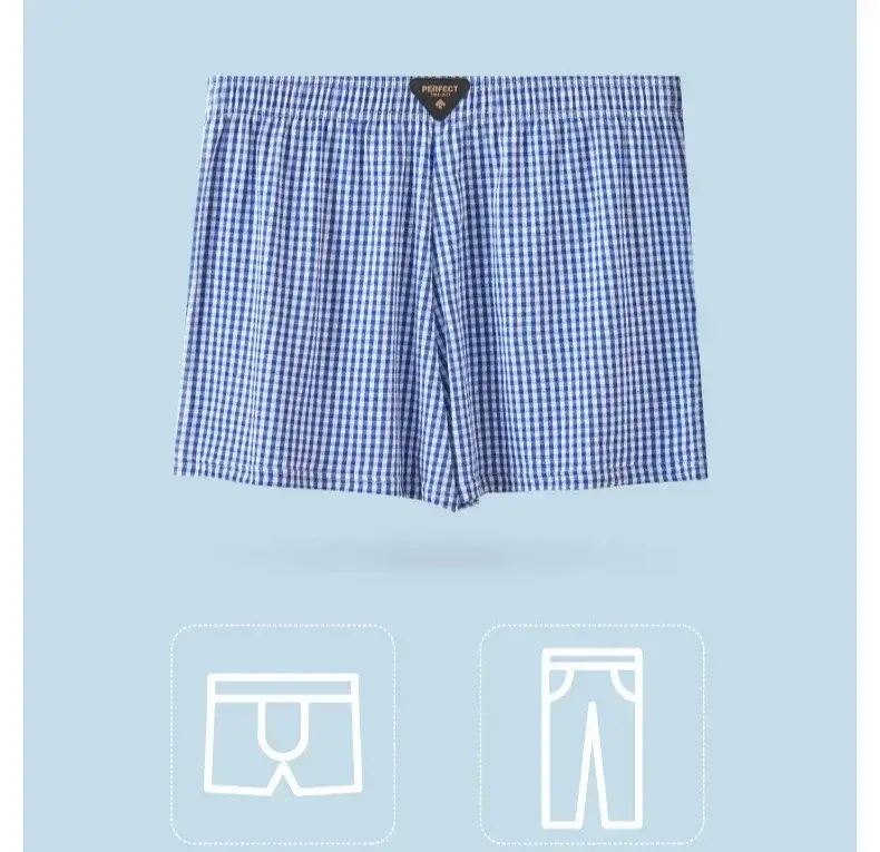 3Pack Cotton Mens Aro Pants Summer Thin Mens Boxers Loose Breathable Trendy Pajama Pants Moisture Wicking Boxershorts — image 4