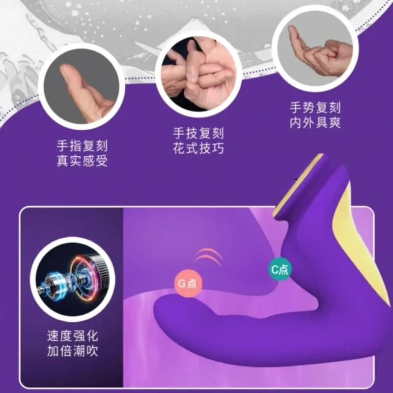 Leten Riscaldabile Orgasmo del punto G Vibratore Eiaculazione femminile Vagina Shiofuki Massaggiatore Clitoride Dildo Stimolatore Giocattoli del sesso per le donne