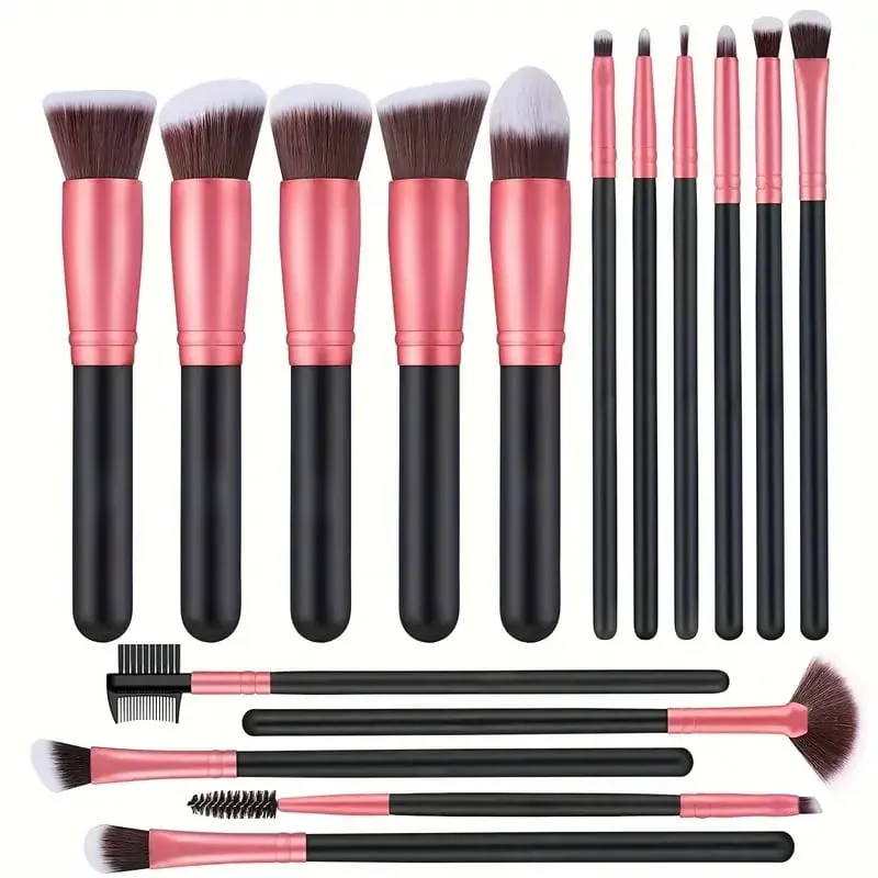 Profesional 3/14/16 Buah Set Kuas Makeup Lembut Berbulu Eye Shadow Foundation Concealer Blending Kuas Blush On Alat Kecantikan Wanita — image 15