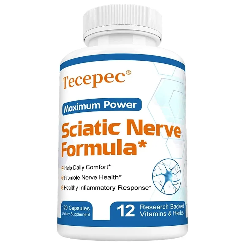 Iskias Health Support - Ischias Relief Supplement Vitamin B Complex - Nerve Health Anti-inflammatorisk og nervestøtte formel — image 9