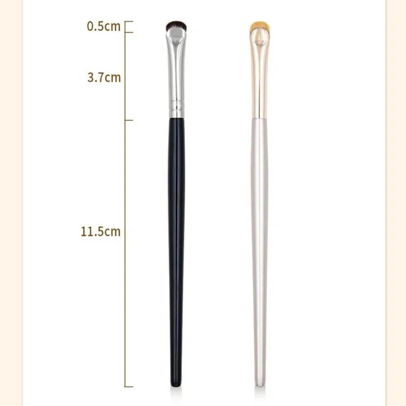 2ks zakřivené štětce na make-up na oční linky Precision Soft Eyeshadow Smudge Tool Sharp Thin Small Eye Cosmetic brushes for Precision Eye — image 6