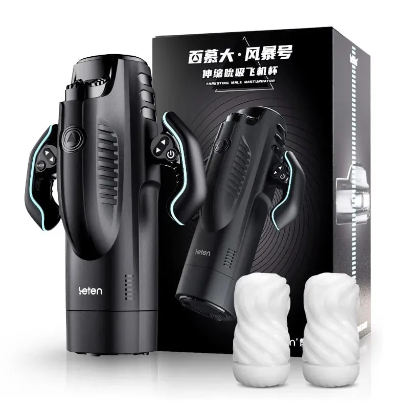 Automatic Male Masturbator with Sucking Thrusting Modes Heating Stroker Blowiob Machine LCD Display Adult Sex Toy for Men