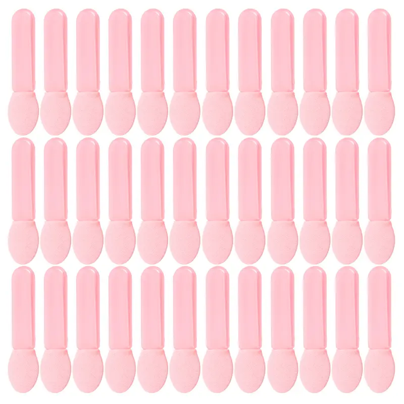100 pçs aplicador de sombra varas mistura macia esponja pincéis ferramentas de maquiagem para sombra de olho em pó pincéis de maquiagem mulheres adolescentes