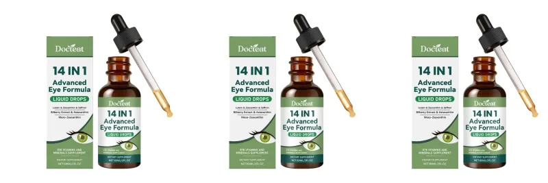14 in 1 Eye Formula Liquid Drops – Lutein Zeaxanthin Saffron Astaxanthin Advanced Visual Support Antioxidant Blend 60ml — image 8