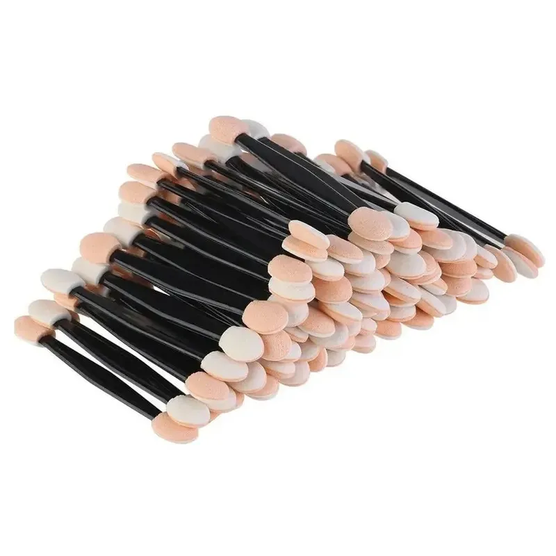 Applicatori di ombretti a doppia faccia sfusi Pennelli per ombretti in spugna Mini pennelli per trucco usa e getta Strumenti cosmetici all'ingrosso — image 6