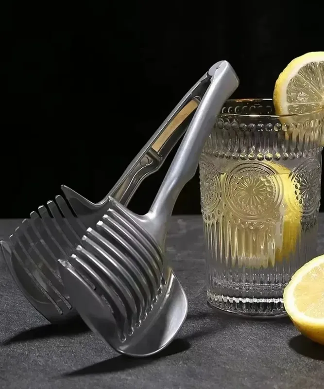 Nerezová kuchyň ruční kráječ pomeranče citron kráječ rajčat klip na krájení ovoce kráječ cibule kráječ na kuchyňské předměty příslušenství — image 4